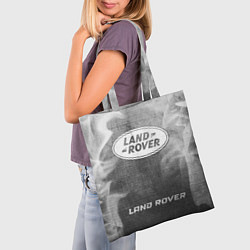 Сумка-шопер Land Rover - grey gradient по-центру, цвет: 3D-принт — фото 2