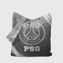 Сумка-шопер PSG - grey gradient, цвет: 3D-принт