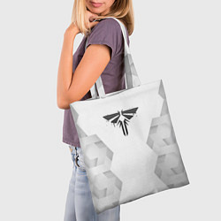Сумка-шопер The Last Of Us white poly, цвет: 3D-принт — фото 2