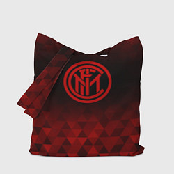 Сумка-шопер Inter red poly, цвет: 3D-принт