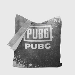 Сумка-шоппер PUBG - grey gradient