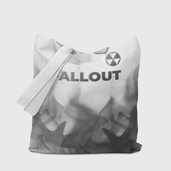 Сумка-шоппер Fallout - white gradient посередине