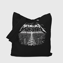 Сумка-шоппер Metallica - lightnings in metropolis