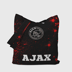 Сумка-шопер Ajax - red gradient по-центру, цвет: 3D-принт