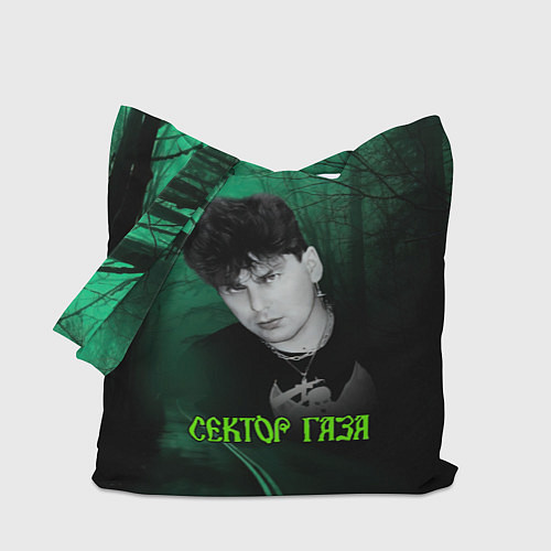 Сумка-шоппер Сектор газа зеленый фон / 3D-принт – фото 1