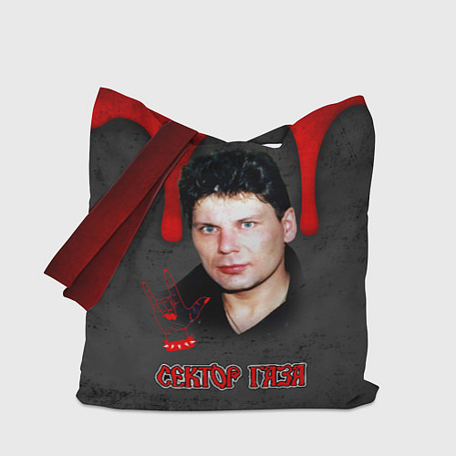 Сумка-шоппер Сектор газа - рок жив / 3D-принт – фото 1