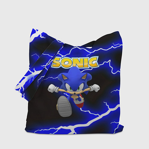 Сумка-шоппер Sonic storm electro / 3D-принт – фото 1
