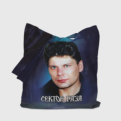 Сумка-шоппер Юра Хой на фоне леса / 3D-принт – фото 1