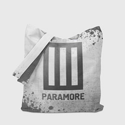 Сумка-шопер Paramore - white gradient, цвет: 3D-принт