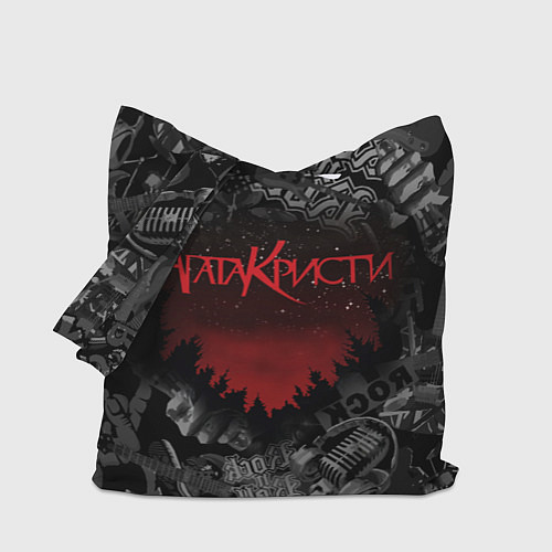 Сумка-шоппер Агата Кристи рок группа / 3D-принт – фото 1