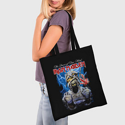 Сумка-шопер Powerslave Iron Maiden - мумия, цвет: 3D-принт — фото 2