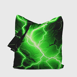 Сумка-шоппер Color green black
