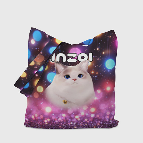 Сумка-шоппер Inzoi кошечка и логотип / 3D-принт – фото 1