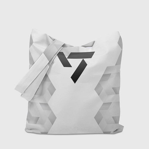 Сумка-шоппер Seventeen white poly / 3D-принт – фото 1