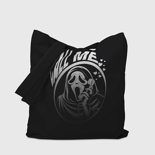 Сумка-шоппер Позвони мне смерть с телефоном / 3D-принт – фото 1