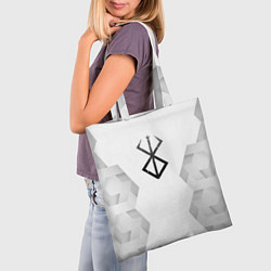 Сумка-шопер Berserk white poly, цвет: 3D-принт — фото 2