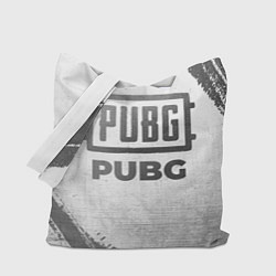 Сумка-шоппер PUBG - white gradient