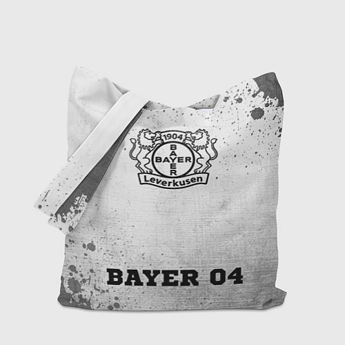 Сумка-шоппер Bayer 04 - white gradient по-центру / 3D-принт – фото 1