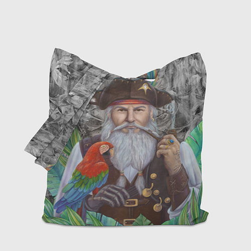 Сумка-шоппер Пират с попугаем / 3D-принт – фото 1