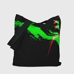 Сумка-шоппер Color black green red