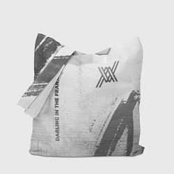 Сумка-шопер Darling in the FranXX - white gradient вертикально, цвет: 3D-принт