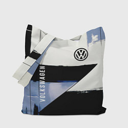 Сумка-шопер Volkswagen логотип, цвет: 3D-принт
