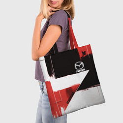 Сумка-шопер Mazda логотип, цвет: 3D-принт — фото 2