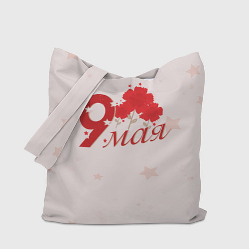 Сумка-шоппер 9 мая гвоздики / 3D-принт – фото 1