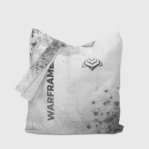 Сумка-шоппер Warframe - white gradient вертикально / 3D-принт – фото 1