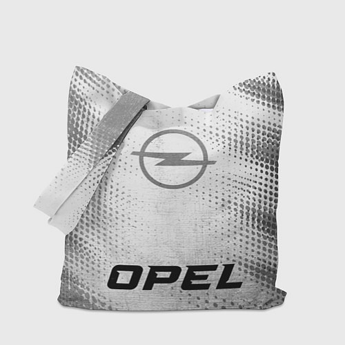 Сумка-шоппер Opel - white gradient по-центру / 3D-принт – фото 1