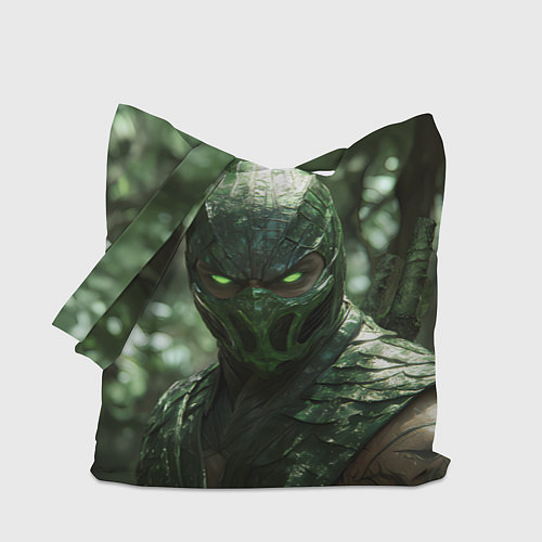 Сумка-шоппер Рептилия в джунглях / 3D-принт – фото 1