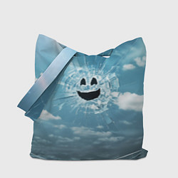 Сумка-шоппер Смайл Черное зеркало