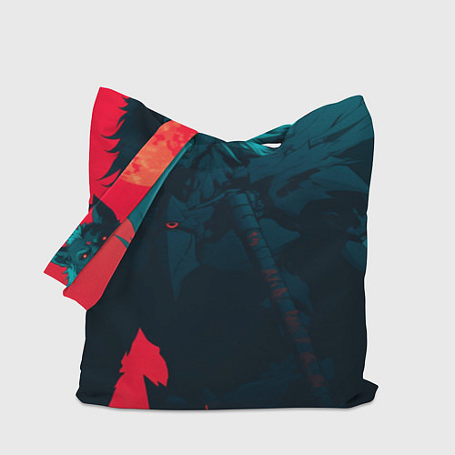 Сумка-шоппер Человек-волк / 3D-принт – фото 1