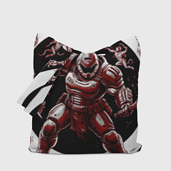 Сумка-шоппер Doom red guardian