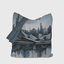 Сумка-шоппер Небоскребы и скалы