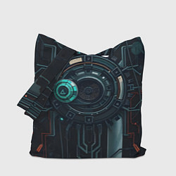 Сумка-шопер Игровой технический паттерн, цвет: 3D-принт
