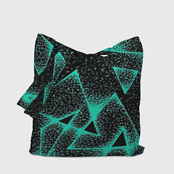 Сумка-шопер The triangle is light blue, цвет: 3D-принт