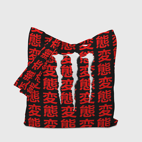 Сумка-шоппер Monster energy japan / 3D-принт – фото 1
