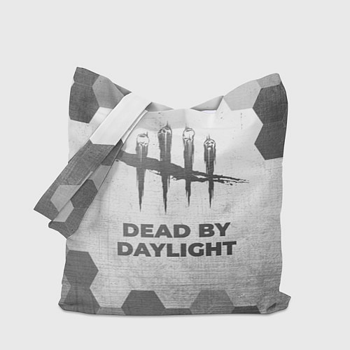 Сумка-шоппер Dead by Daylight - white gradient / 3D-принт – фото 1