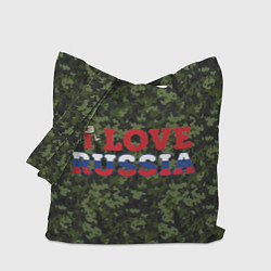 Сумка-шоппер I love Rassiа