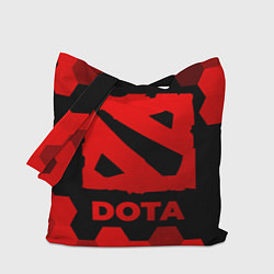 Сумка-шоппер Dota - red gradient