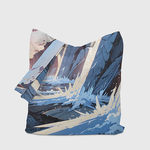 Сумка-шоппер Энергия льда / 3D-принт – фото 1