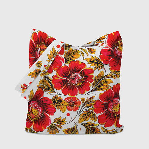 Сумка-шоппер Русская традиционная живопись / 3D-принт – фото 1