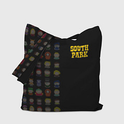 Сумка-шопер South park half pattern, цвет: 3D-принт