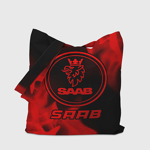Сумка-шоппер Saab - red gradient / 3D-принт – фото 1
