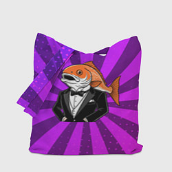 Сумка-шоппер Человек - карп