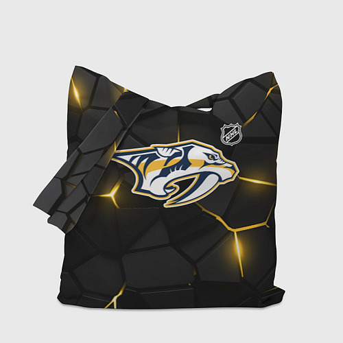Сумка-шоппер Нэшвилл Предаторз - НХЛ хоккей / 3D-принт – фото 1