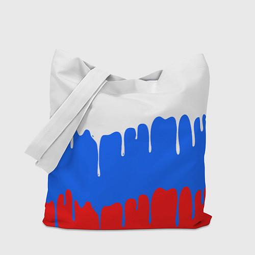 Сумка-шоппер Патриот - флаг / 3D-принт – фото 1