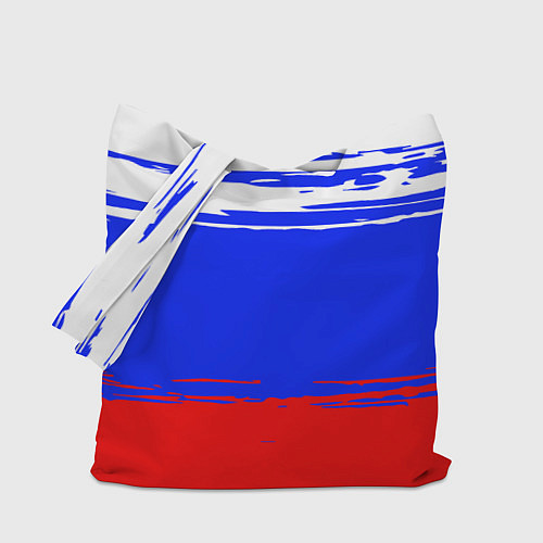 Сумка-шоппер Патриот - флаг / 3D-принт – фото 1