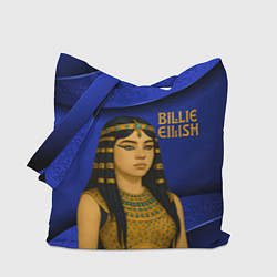 Сумка-шопер Билли Айлиш в образе фараона, цвет: 3D-принт